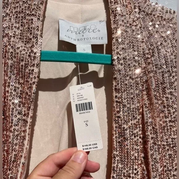 Anthropologie Mare Mare Sequin Duster NWT